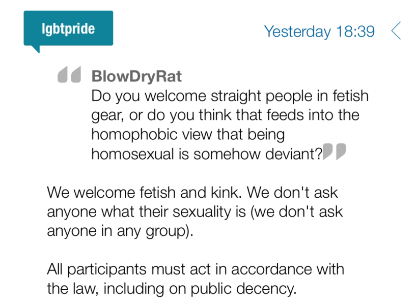 I run a LGBT Pride: AMA