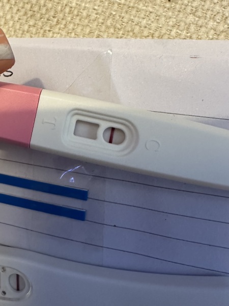 Faint positive?