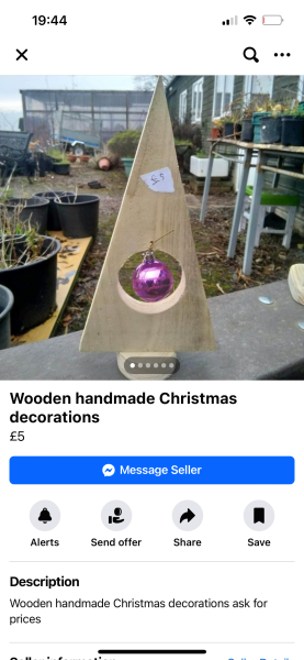 Homemade Christmas tat for sale....
