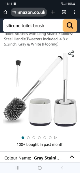 To think about not having a toilet brush?