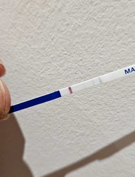 Faint line?