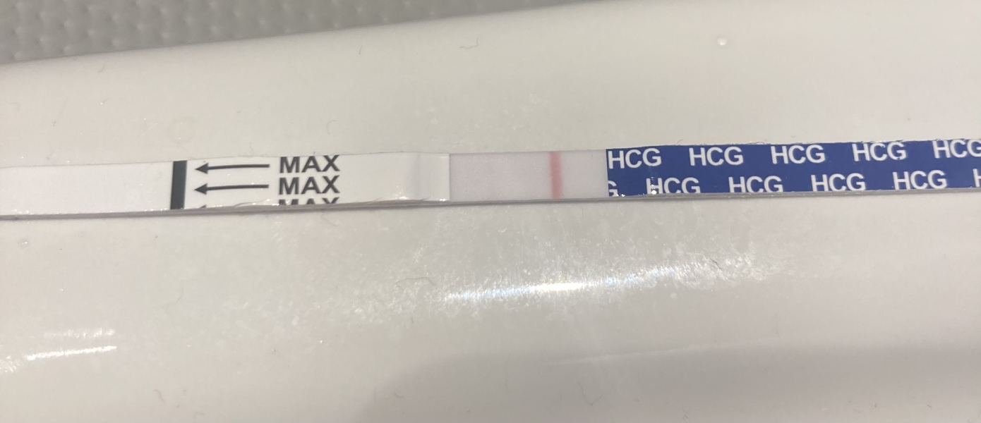 Do you see a line? 13 dpo