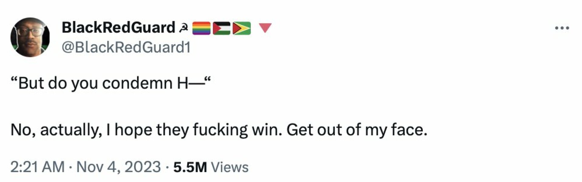 Do lots of people support Hamas?