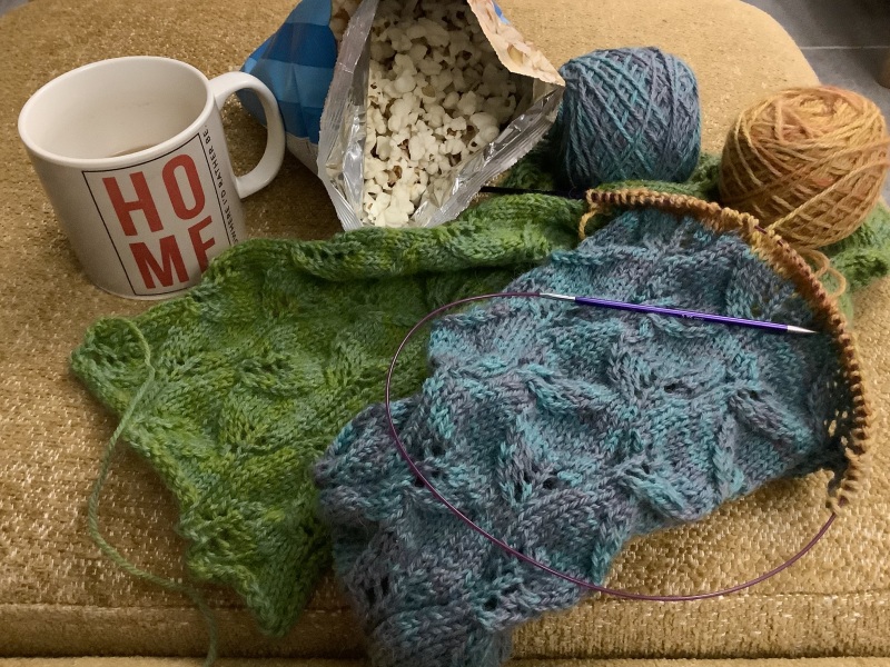 It's crochet,  knit and natter thread 11. So much yarn we need a yarn barn.