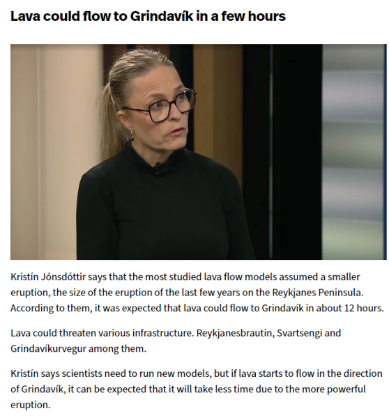 Iceland - possible eruption due near the Blue Lagoon