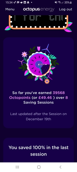 Octopus Saving Sessions