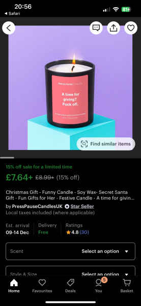 Christmas gifts and unwanted visitors.