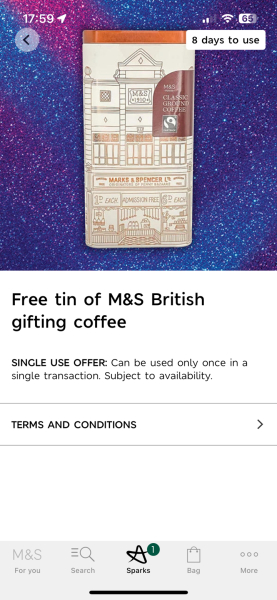 M&S Sparks 12 Days of Christmas