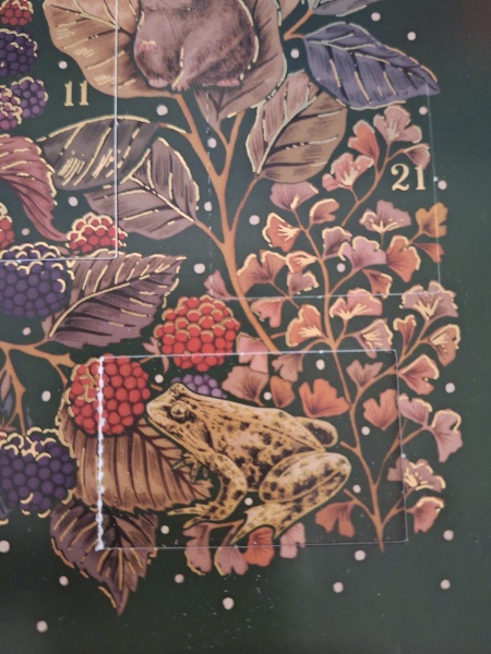 Picture advent calendars that add to the scene rather than have random pictures behind the doors