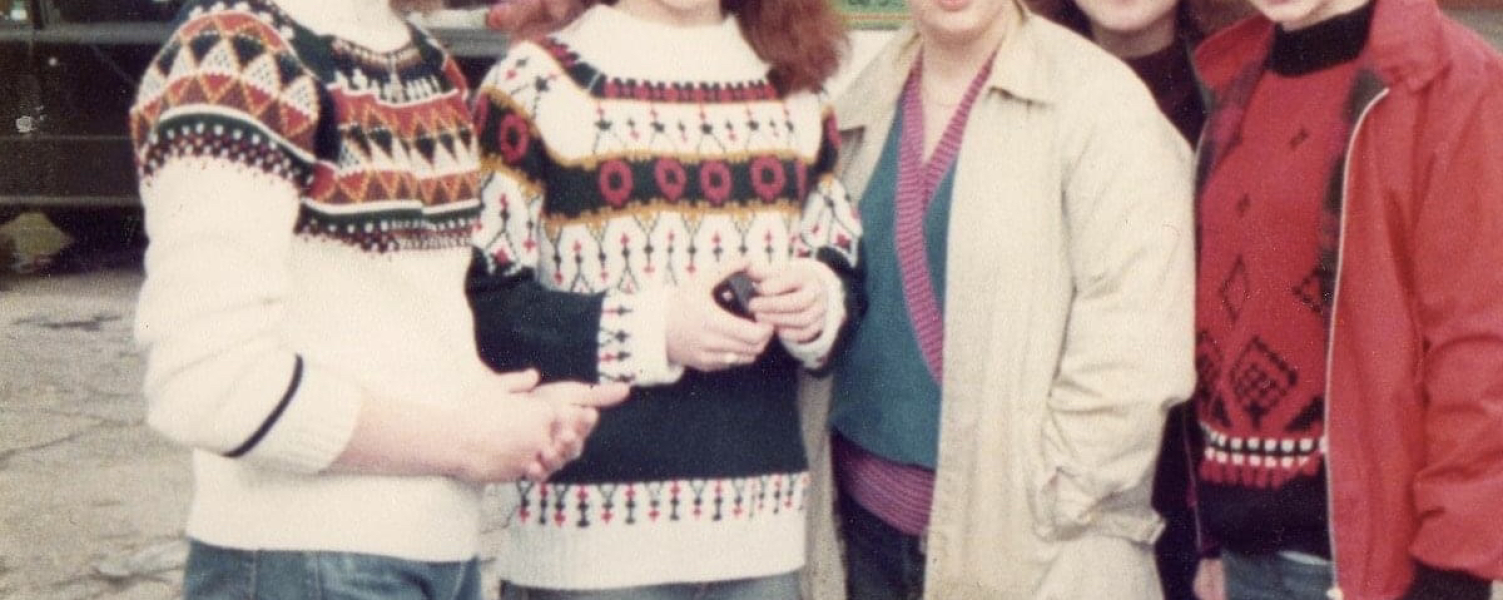 Teen in the 80s - were Fair Isle jumpers a big thing at your school?