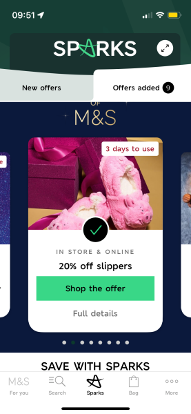 M&S Sparks 12 Days of Christmas