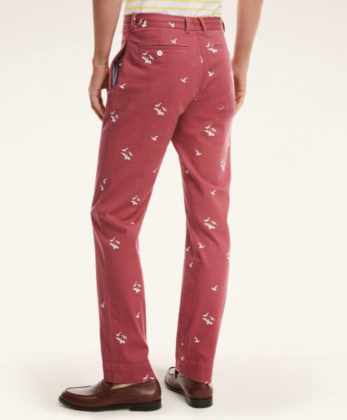 Red trousers. When did these become fashionable for elderly gentlemen?