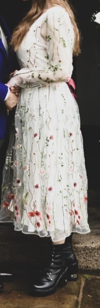 Talk to me about your dress for your second wedding…