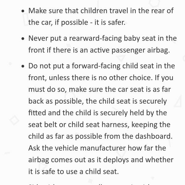 Child escaped car seat…referral to social services