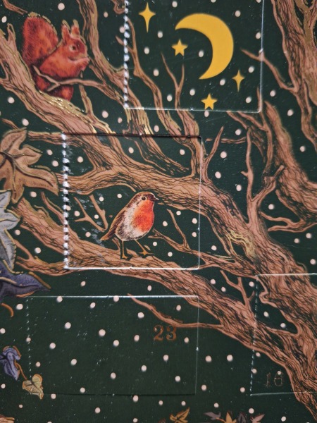 Picture advent calendars that add to the scene rather than have random pictures behind the doors