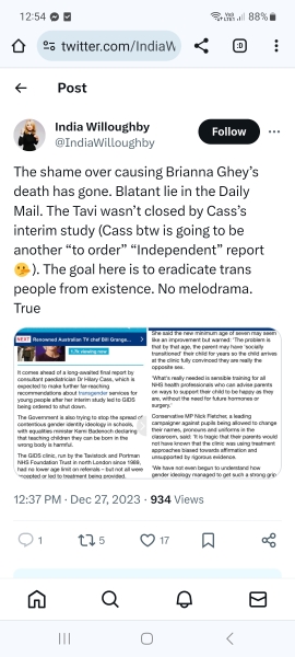 Why are tras telling children that people hate them?