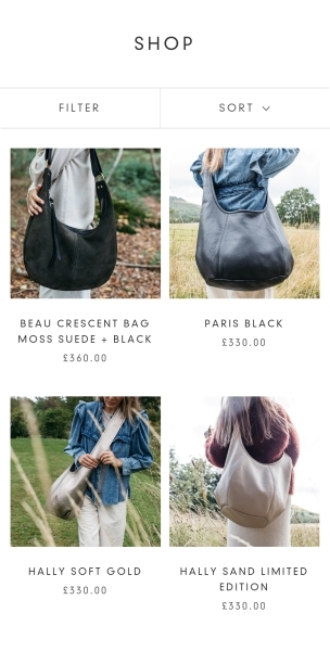 Large shoulder bag like the one from Nearly Normal Family on Netflix