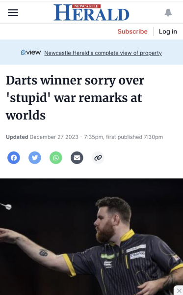 Darts World Championships 2024