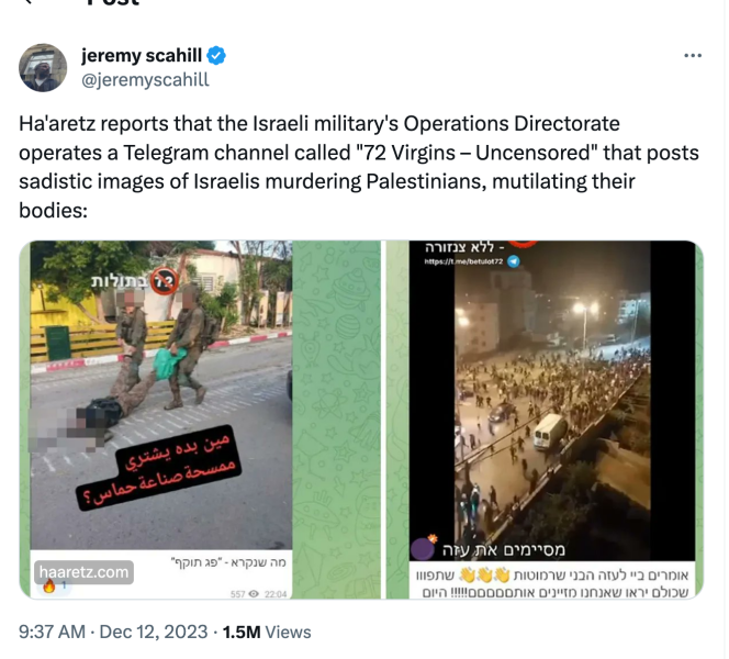 Documenting Israeli army racism and torture thread 2