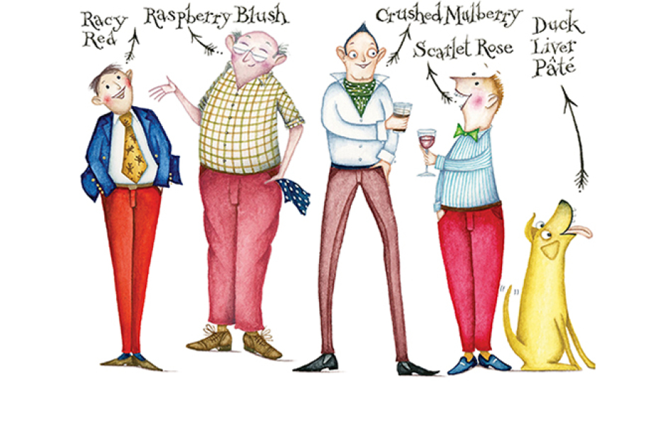 Red trousers. When did these become fashionable for elderly gentlemen?