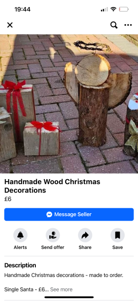 Homemade Christmas tat for sale....