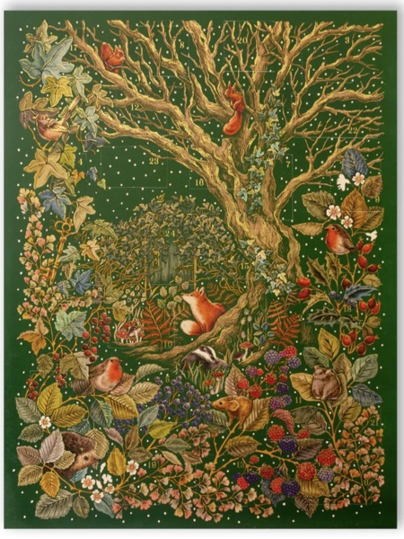 Picture advent calendars that add to the scene rather than have random pictures behind the doors