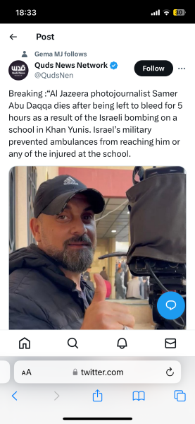 Journalists on the ground in Gaza