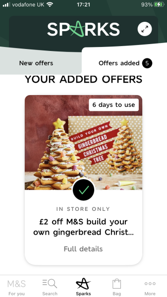 M&S Sparks 12 Days of Christmas