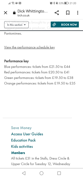 Panto red, green blue performance...what does this mean?