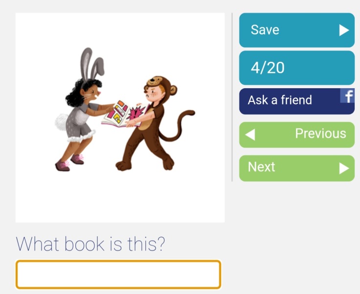 Help me with a quiz - book titles