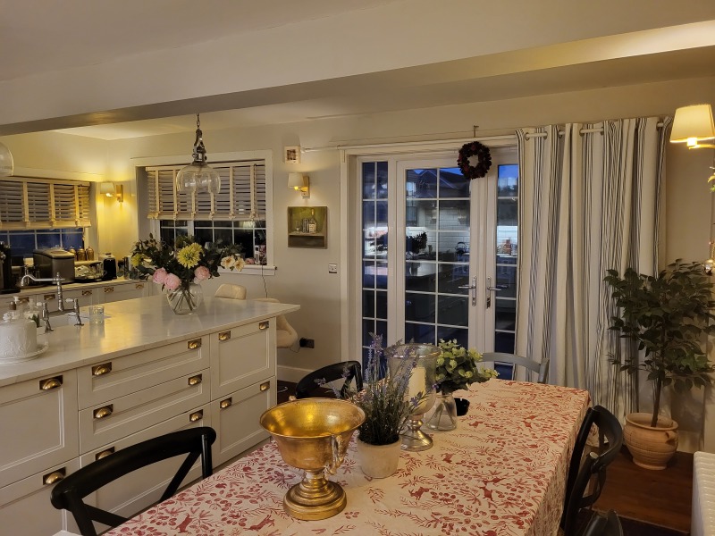 To ask you to show me your normal home…