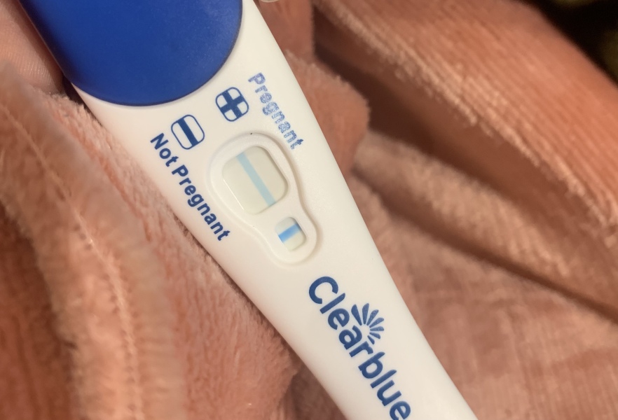 Faint positive? Or evap line? 