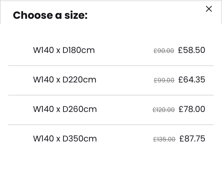 Which curtains should I order?
