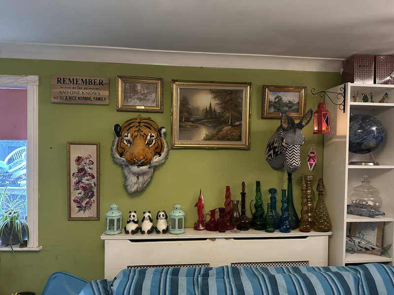 To ask you to show me your normal home…