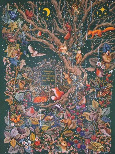 Picture advent calendars that add to the scene rather than have random pictures behind the doors