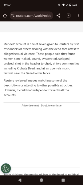 Horrors of violence towards women on October the 7th suppressed