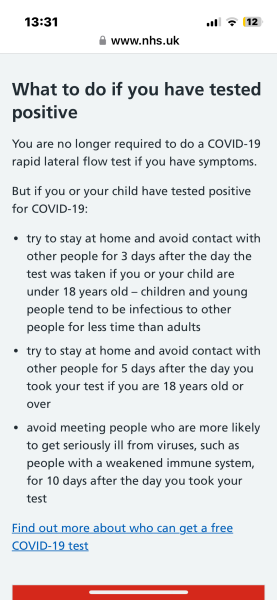 To think people don't care about covid anymore?