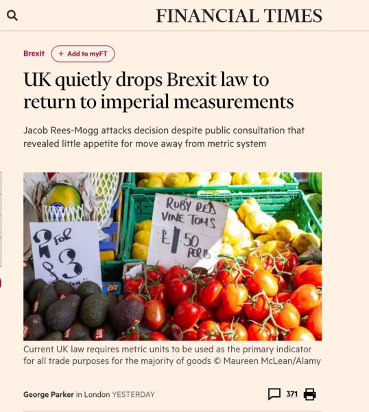 Can someone give me one benefit of Brexit.