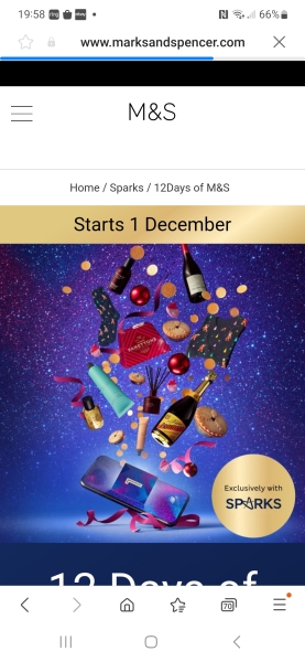 M&S Sparks 12 Days of Christmas