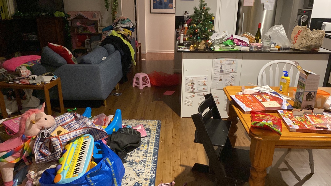 To ask you to show me your normal home…