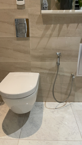 To think about not having a toilet brush?