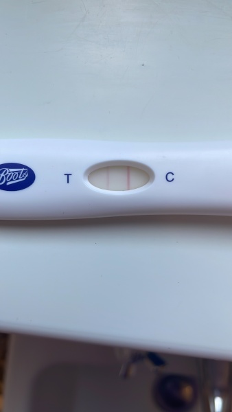 Extremely faint line help - boots test