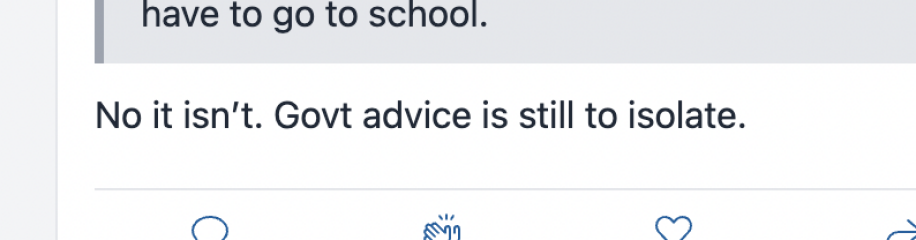 To think people don't care about covid anymore?