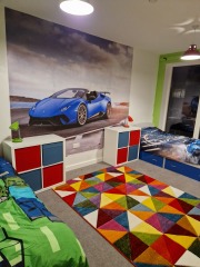 Bedroom is complete ish  b4 and after pics