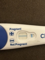 Faint positive Clear Blue