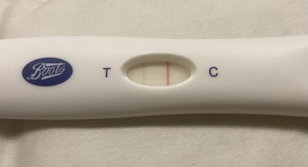 Faint positive on OTD. Worried!