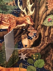 Picture advent calendars that add to the scene rather than have random pictures behind the doors