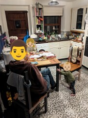 To ask you to show me your normal home…