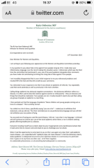 Kemi Badenoch to face Women & Equalities Committee’s questions on equalities issues - 13 December 2023