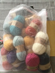 It's crochet,  knit and natter thread 11. So much yarn we need a yarn barn.